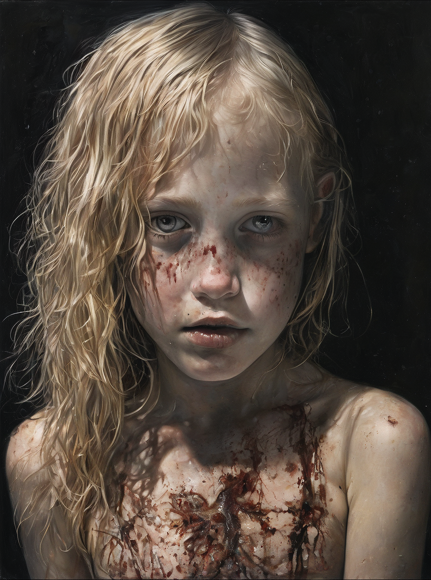 Initium Dissolutionis III - Öl auf Leinwand 59 × 79 cm